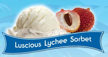 Luscious Lychee Sorbet